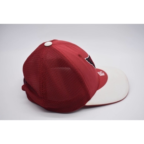 Official NFL Team Arizona Cardinals Red and White Embroidered Snap Back Hat - Picture 4 of 9